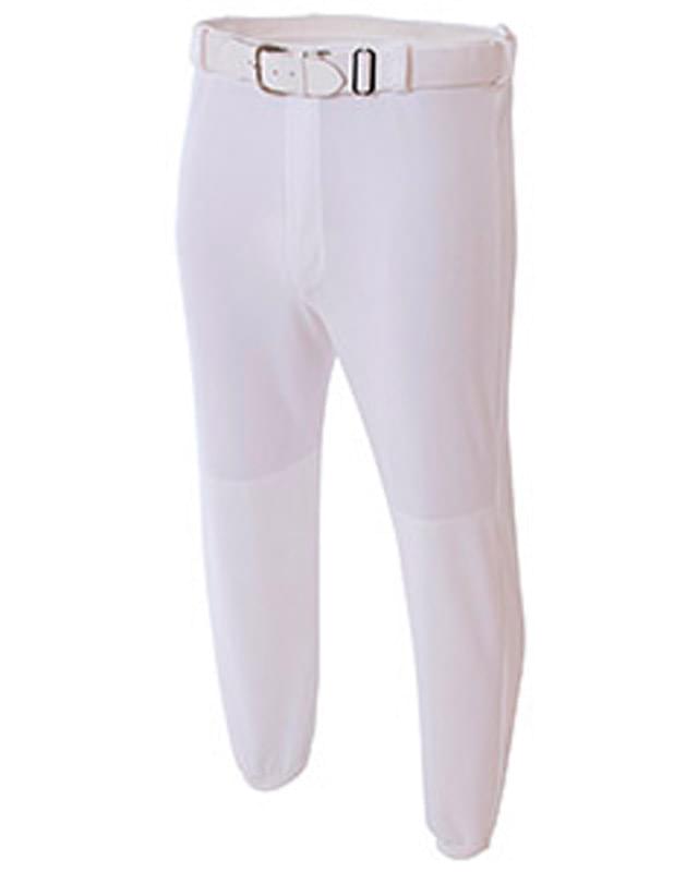 Adult Double Play Polyester Baseball Pant with Elastic Waist and Belt Loops