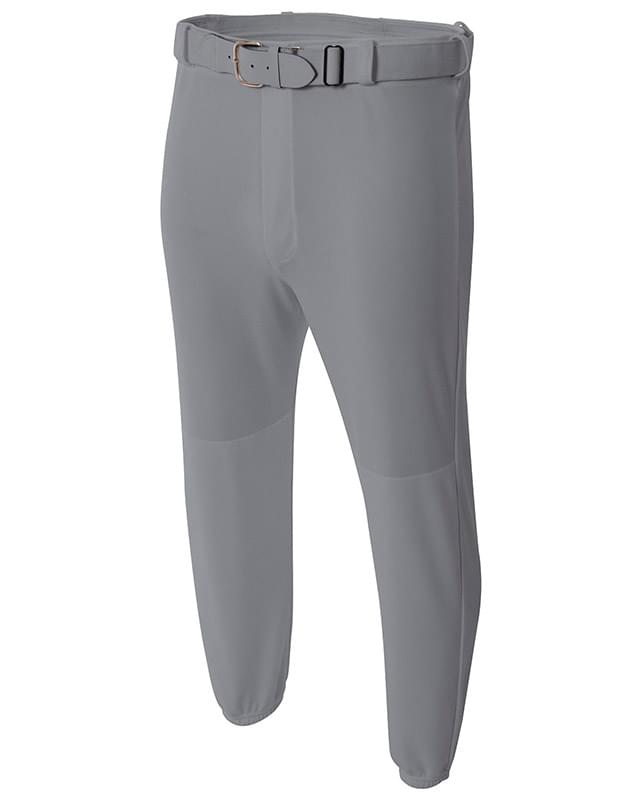 Adult Double Play Polyester Baseball Pant with Elastic Waist and Belt Loops