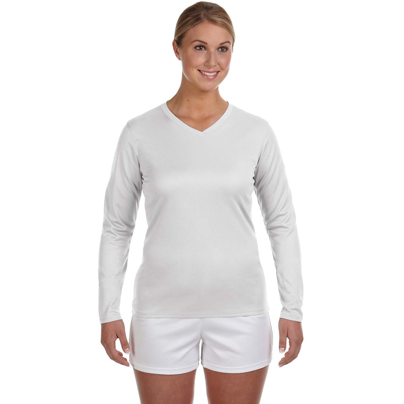 Ladies' Ndurance? Athletic Long-Sleeve V-Neck T-Shirt