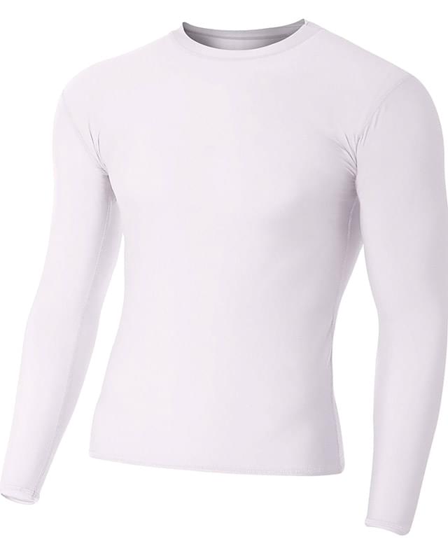 Youth Long Sleeve Compression Crewneck T-Shirt Youth Long Sleeve Compression Crewneck T-Shirt