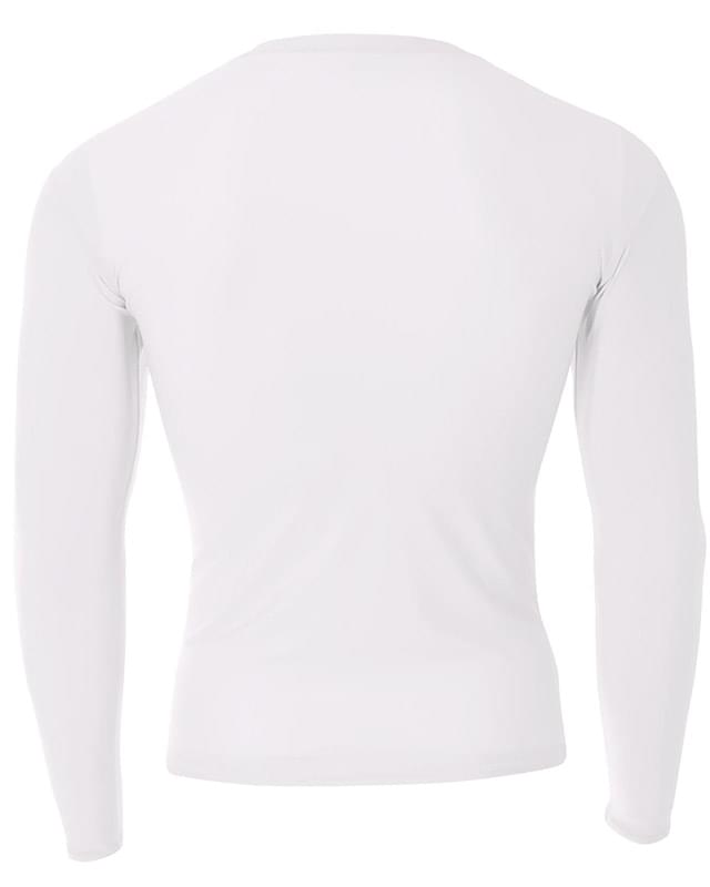 Youth Long Sleeve Compression Crewneck T-Shirt Youth Long Sleeve Compression Crewneck T-Shirt