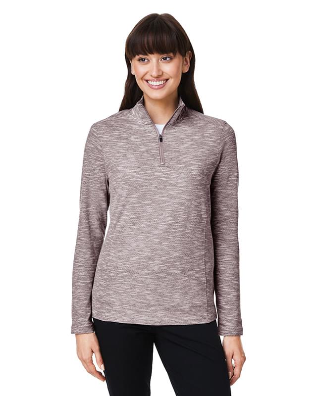 Ladies' Eclipse Jacquard Quarter-Zip