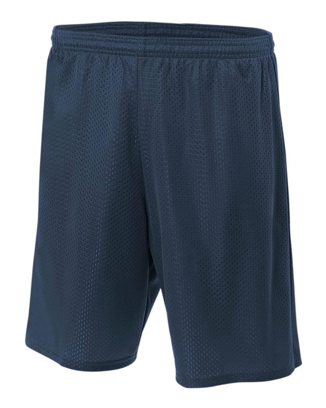 Adult 9" Inseam Utility Mesh Short