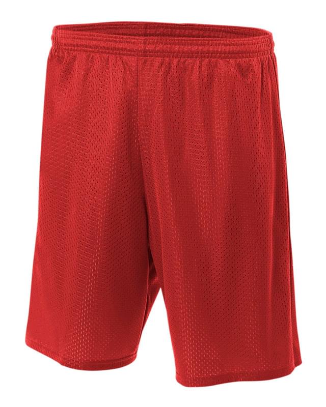 Adult 9" Inseam Utility Mesh Short