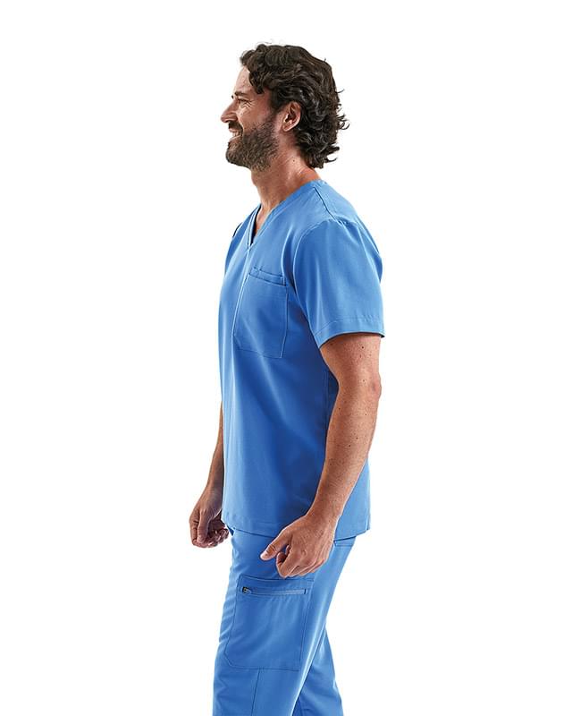 Men's Limitless V-Neck Stretch Scrub Top