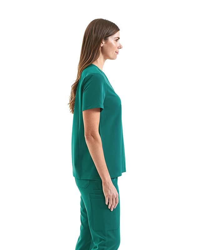 Ladies' Limitless V-Neck Stretch Scrub Top