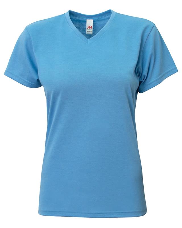 Ladies' Softek V-Neck T-Shirt