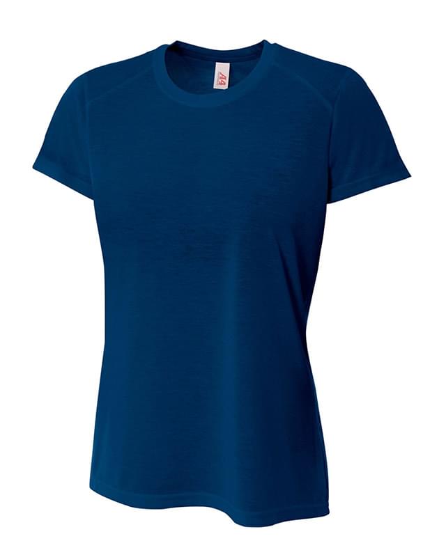 Ladies' Short Sleeve Spun Poly T-Shirt
