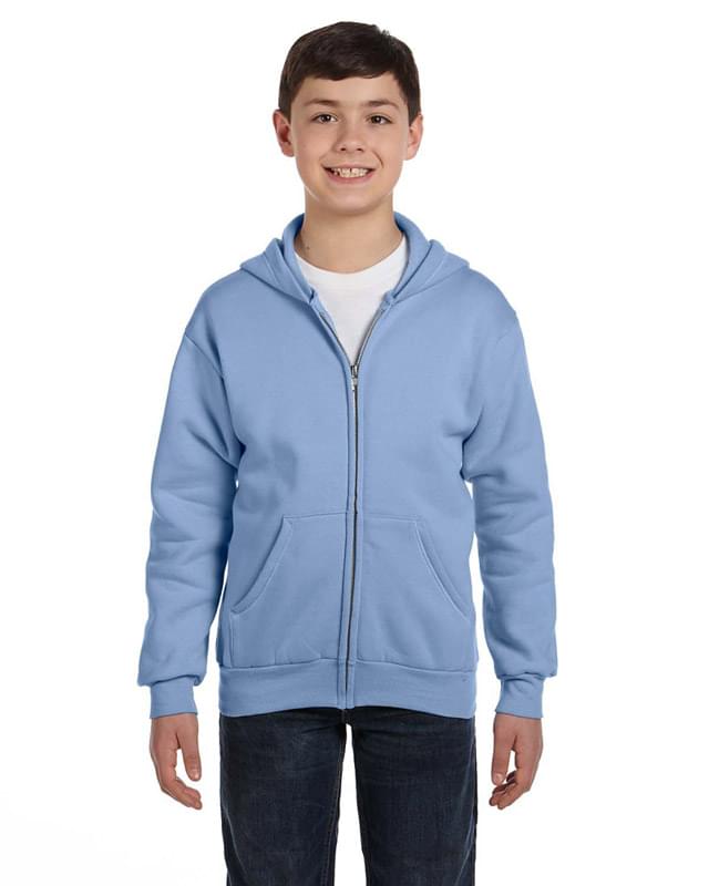 Youth 7.8 oz. EcoSmart 50/50 Full-Zip Hooded Sweatshirt