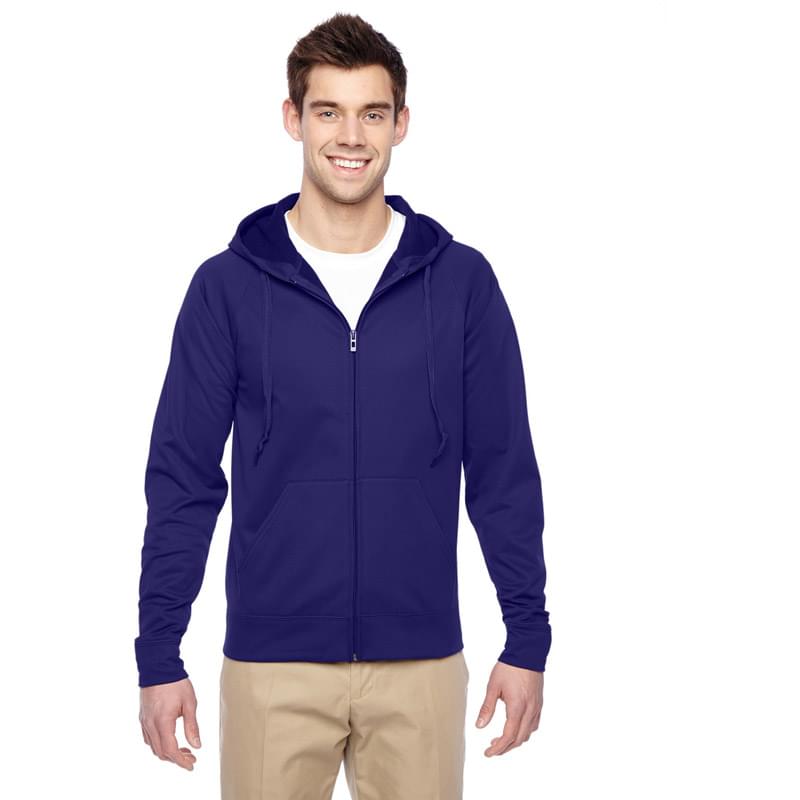 Adult 6 oz. DRI-POWER SPORT Full-Zip Hooded Sweatshirt