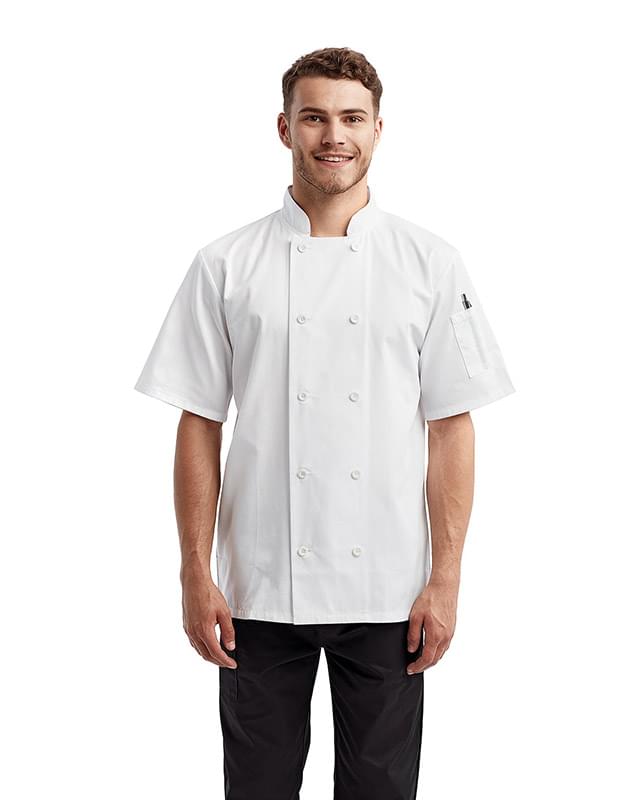 Unisex Short-Sleeve Sustainable Chef's Jacket