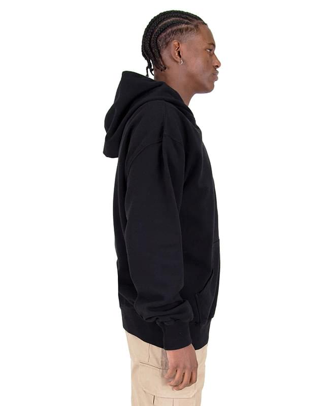 Men's Garment Dye Double-Zip Hooded Sweatshirt