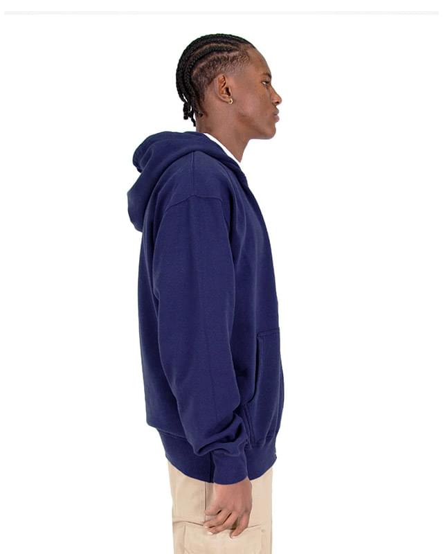 Men's Garment Dye Double-Zip Hooded Sweatshirt
