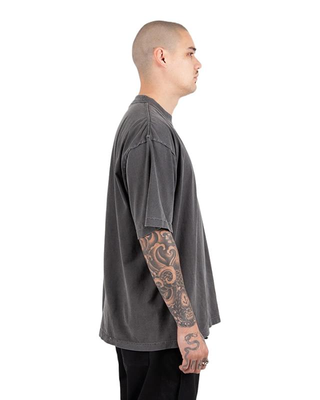 Men's Garment Dyed Reverse T-Shirt