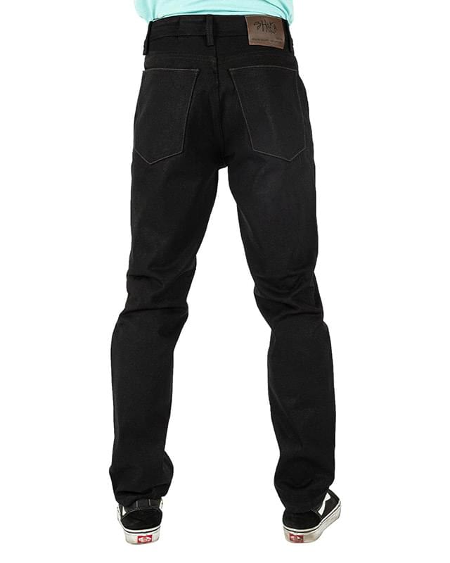 Men's Raw Denim Straight-Leg Jean Pant