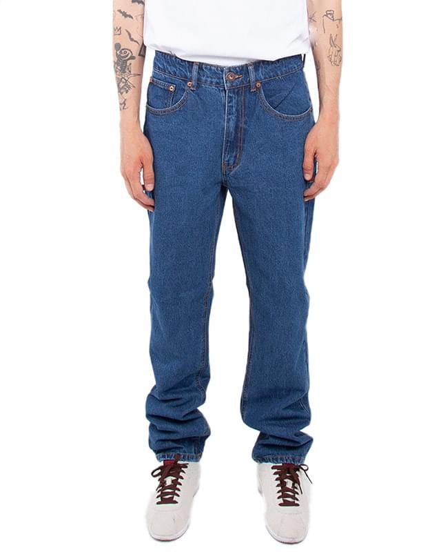 Men's Raw Denim Straight-Leg Jean Pant