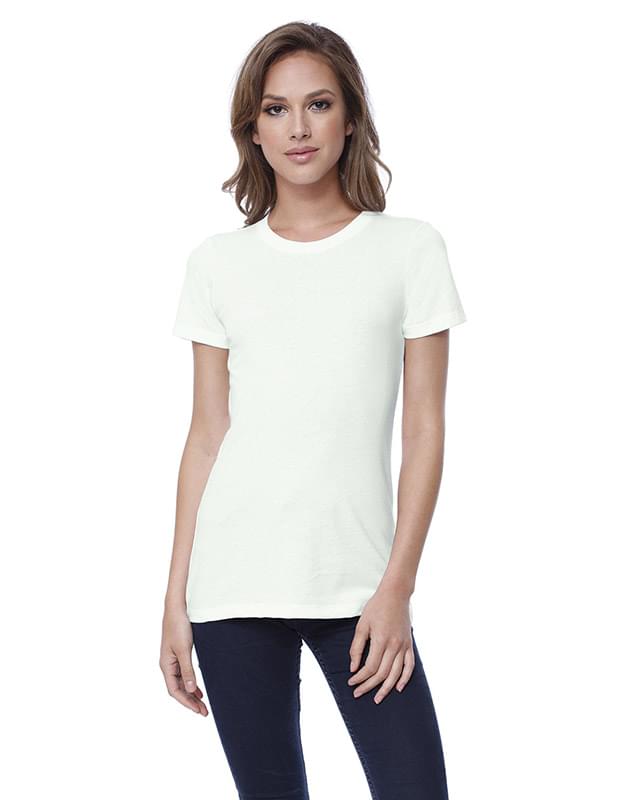 Ladies' Cotton Crew Neck T-shirt