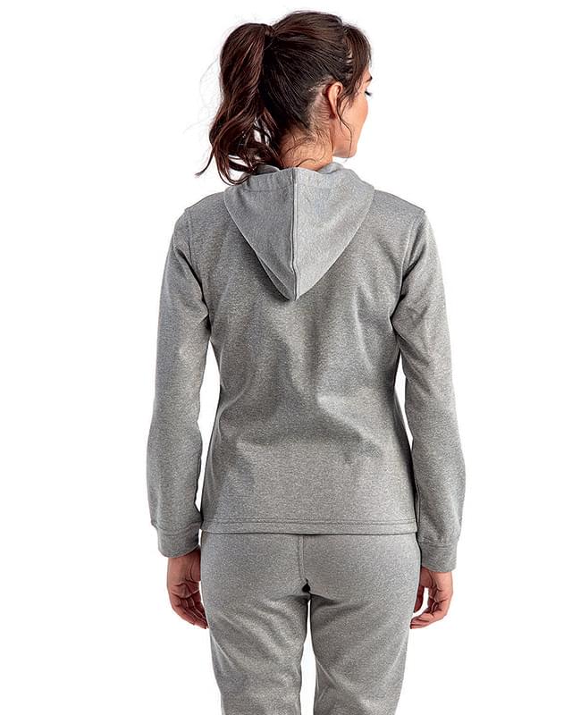 Ladies' Spun Dyed Full-Zip Hooded Sweatshirt