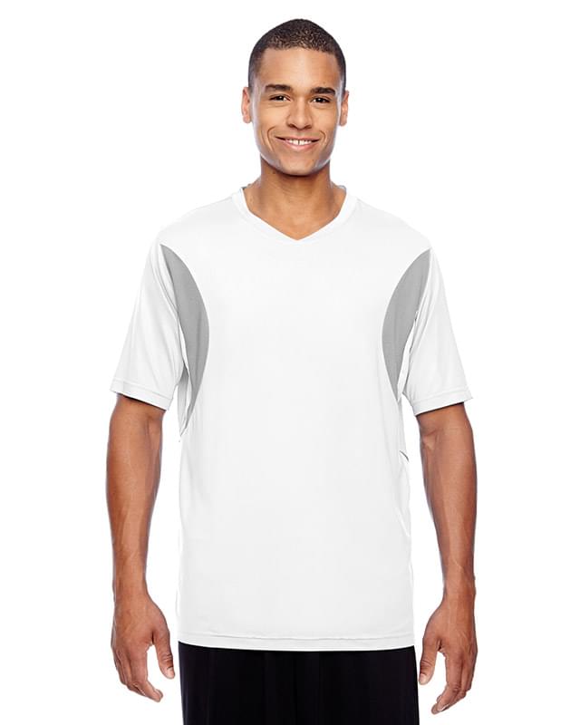 Men's Short-Sleeve Athletic V-Neck All Sport Jersey