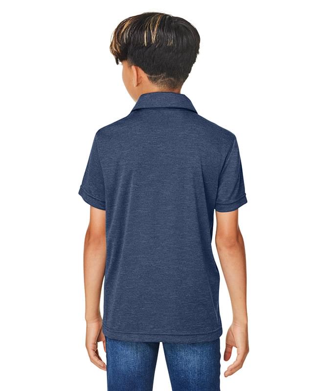 Youth Zone Sonic Heather Performance Polo