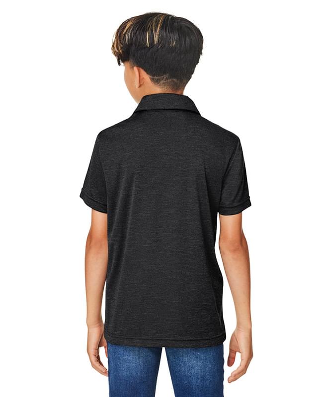 Youth Zone Sonic Heather Performance Polo