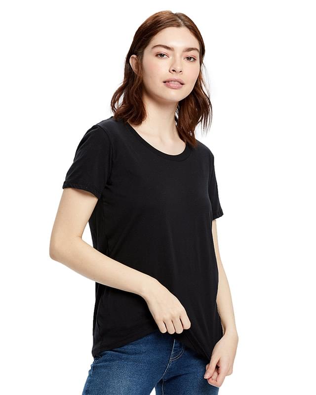 Ladies' Short-Sleeve Loose Fit Boyfriend T-Shirt