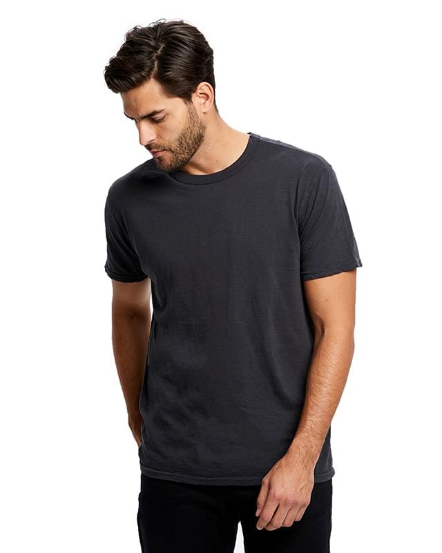 Men's Short-Sleeve Slub Crewneck T-Shirt Garment-Dyed