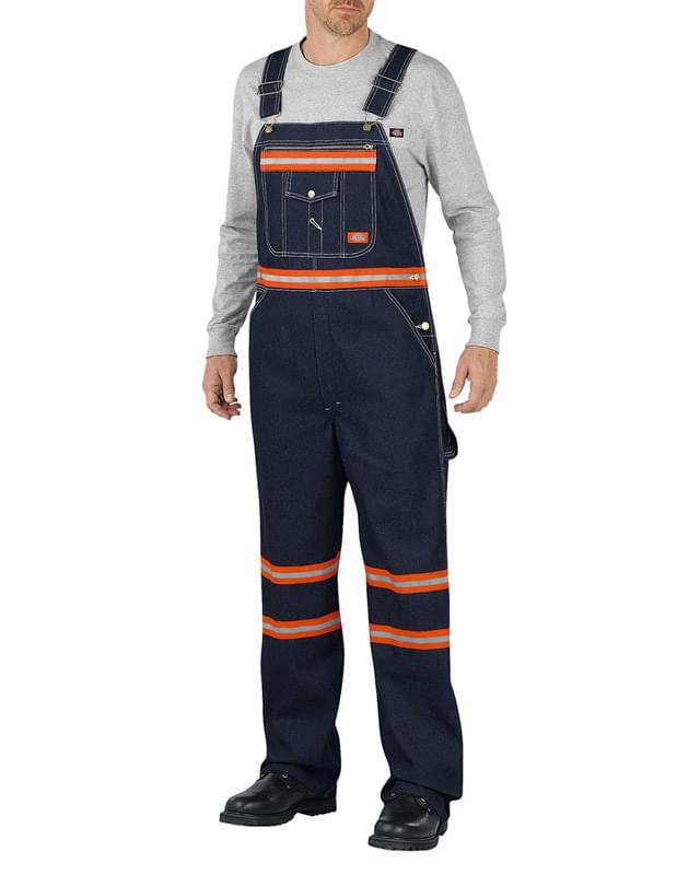 Men's Enhanced Visibility Denim Bib Overall