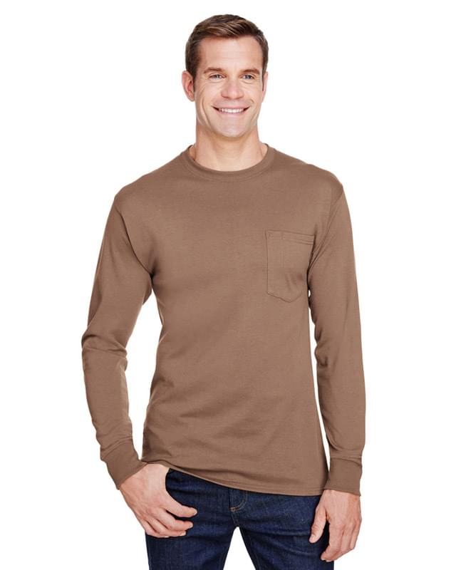 Adult Workwear Long-Sleeve Pocket T-Shirt