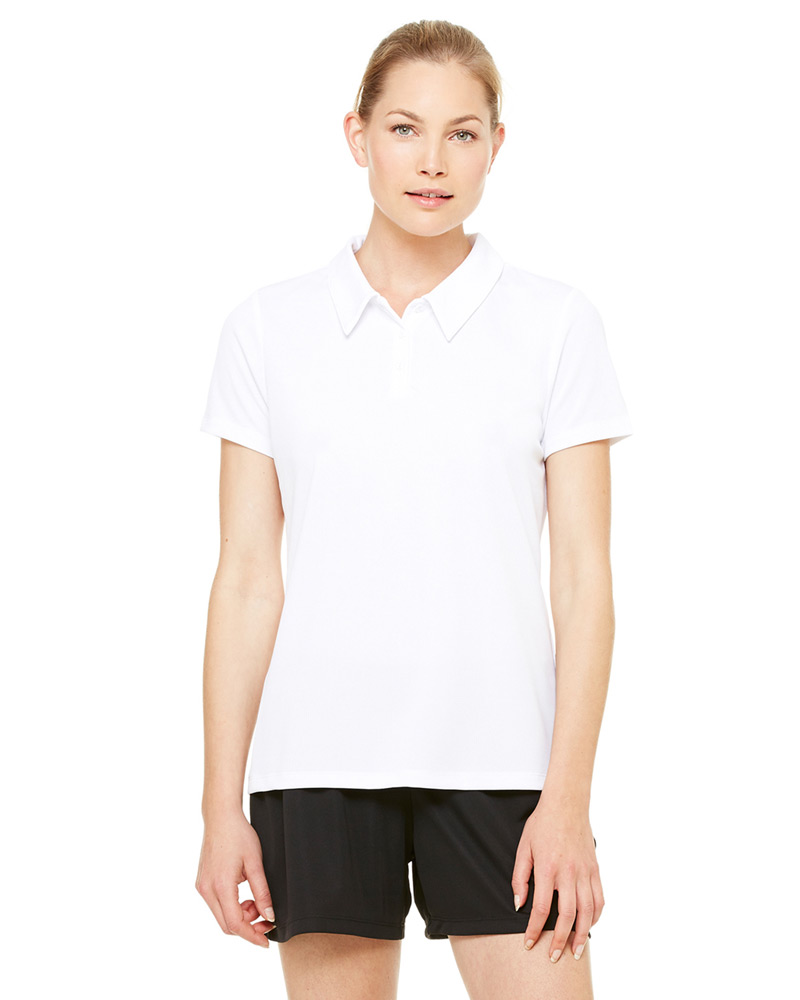 Ladies' Performance Three-Button Mesh Polo