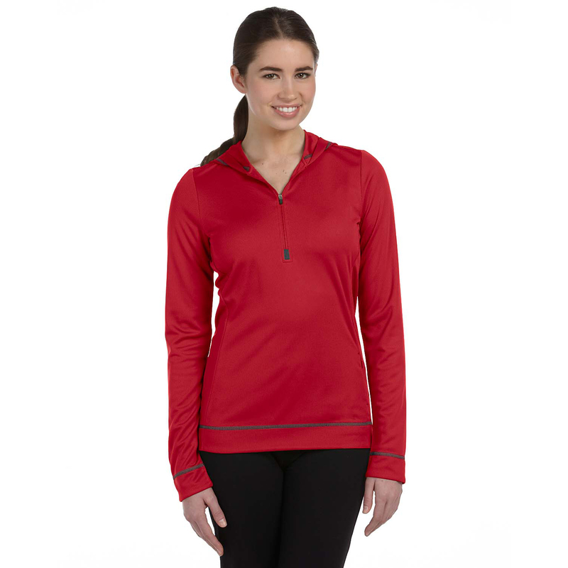 Ladies' Half-Zip Long-Sleeve Hoodie