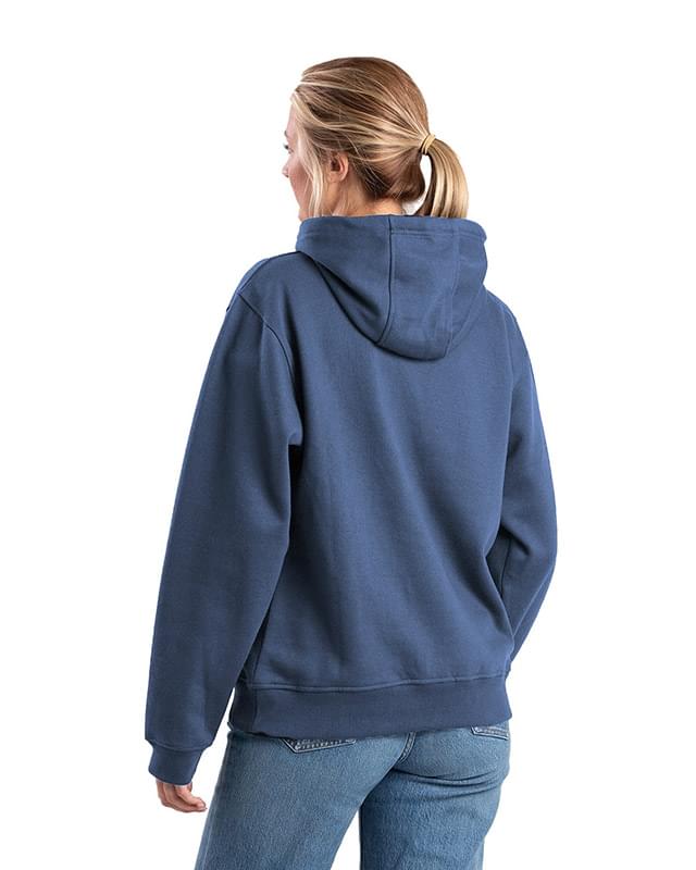 Ladies' Heritage Zippered Pocket Hooded Pullover Sweatshirt