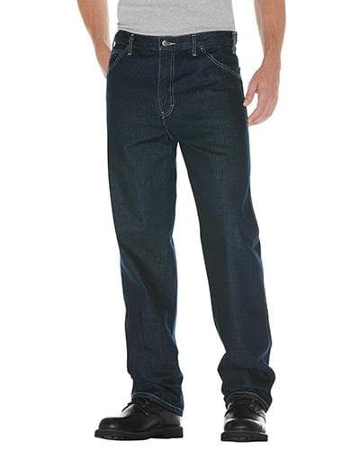 Unisex Relaxed Straight Fit 5-Pocket Denim Jean Pant