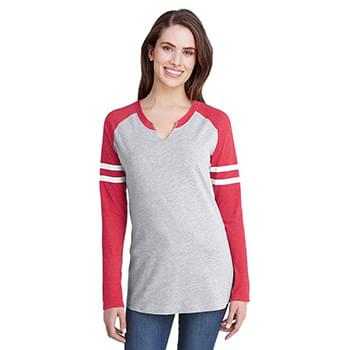 Ladies' Gameday Mash-Up Long Sleeve Fine Jersey T-Shirt