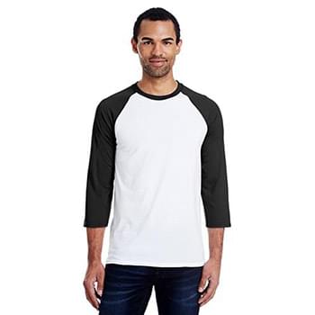 Men's 4.5 oz., 60/40 Ringspun Cotton/Polyester X-Temp? Baseball T-Shirt