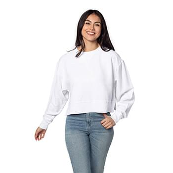 Ladies' Corded Boxy Pullover