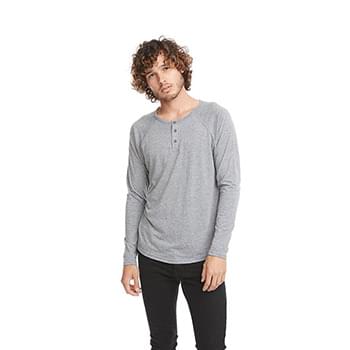 Men's Triblend Long-Sleeve Henley