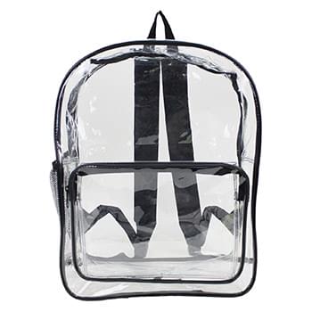 Large 17" Heavy Duty Clear Backpack