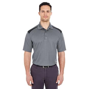 Adult Cool & Dry Two-Tone Mesh Piqu Polo