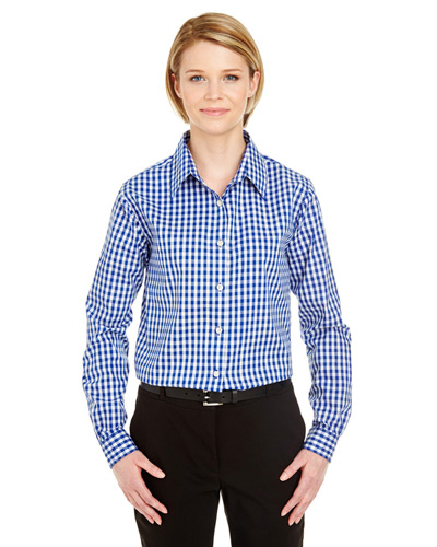 Ladies' Medium-Check Woven