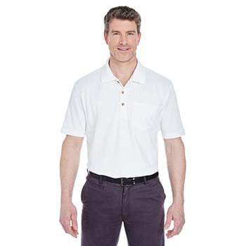 Adult Classic Piqu? Polo with?Pocket