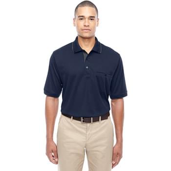 Men's Motive Performance Piqu Polo with Tipped Collar