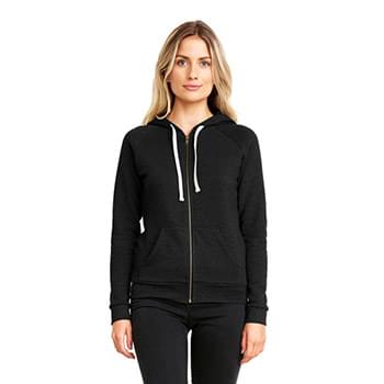 Ladies' Malibu Raglan Full-Zip Hooded Sweatshirt