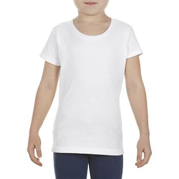 Girls' 4.3 oz., Ringspun Cotton T-Shirt