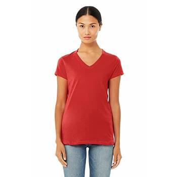 Ladies' Jersey Short-Sleeve V-Neck T-Shirt