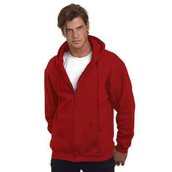 Adult  9.5oz., 80% cotton/20% polyester Full-Zip Hooded Sweatshirt