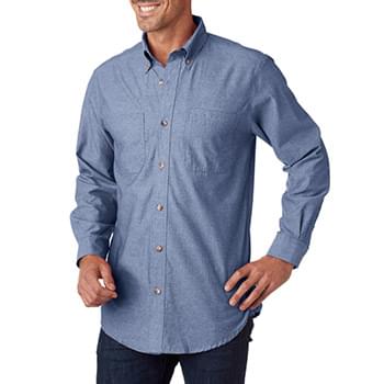 Men's Tall Yarn-Dyed Chambray Woven