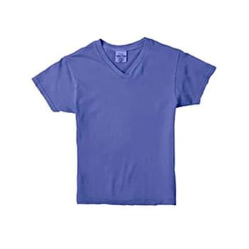 Ladies' 4.8 oz. Garment-Dyed V-Neck T-Shirt