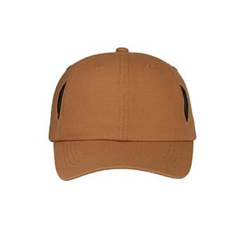 Cargo Unstructured Solid Back With Side Pockets Hat