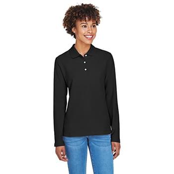 Ladies' Pima Piqu? Long-Sleeve Polo